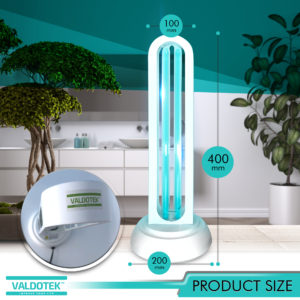 Ozone UV Germicidal UVC Light Lamp Timer | UV Disinfection Light Bulb with  Remote Control 25 W | UV Light Disinfection and UV Light Sanitizer for Home